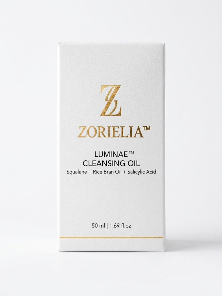 LUMINAE™ Cleansing Oil – Squalane & Rice Bran Botanical Cleanser | ZORIELIA