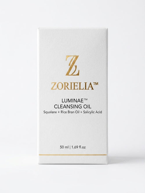 LUMINAE™ Cleansing Oil – Squalane & Rice Bran Botanical Cleanser | ZORIELIA